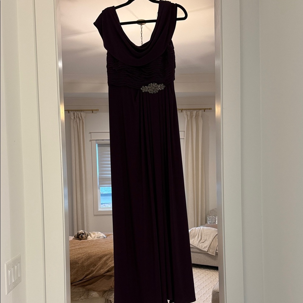 Elegant Plum Evening Gown/Mother of Bride or Groom